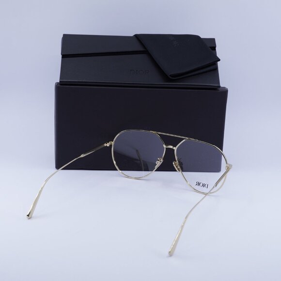 Dior GEMDIORO AU B000 Aviator 58mm Eyeglasses - Gold - Picture 11 of 11